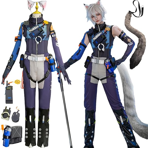 Amazon.co.jp: 白銀ノエル シスター×黒騎士 コスプレ衣装+
