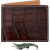 Amazon | [Genuine Crocodile leather] ダークブラウン