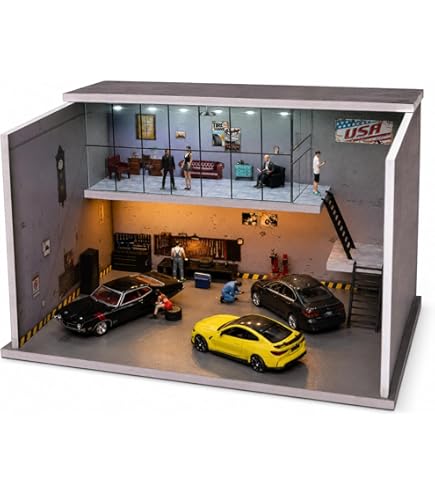 Amazon.co.jp: cxiuiui 1/64 焼き鳥店シーン模型 建物コレクション 建