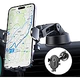 スマホホルダー 車【2023年の最新デザイン】車 スマホスタンド【超強力な真空吸盤 安定性が50倍UP】車載ホルダー スマホ 車用 ホルダー 手帳型ケース対応 取付簡単 片手操作 携帯ホルダー 車 伸縮アーム360度回転 自由調節 スマホ スタンド車