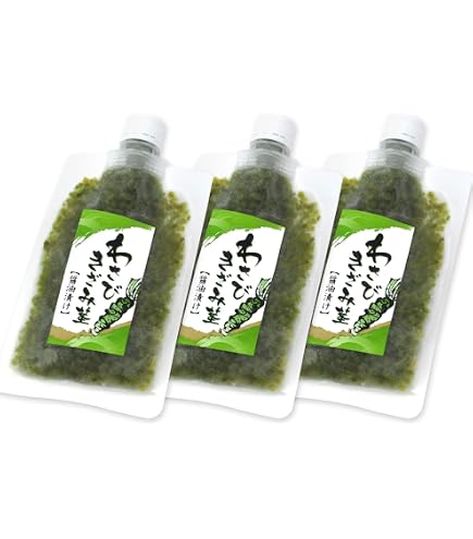 Amazon | 伊豆天城 本山葵の わさびきざみ茎 200g（100g×2）伊豆天城産