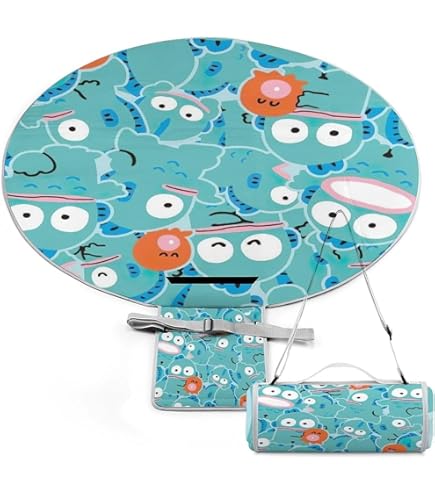 Amazon.co.jp: ハンギョドン レジャーシート 厚手 ピクニックマット