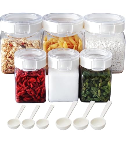 Amazon｜タケヤ公式 オリジナル6点セット 保存容器 角型 300ml 800ml