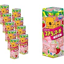 Amazon | ロッテ コアラのマーチ(いちご) 46g×10個 | ロッテ