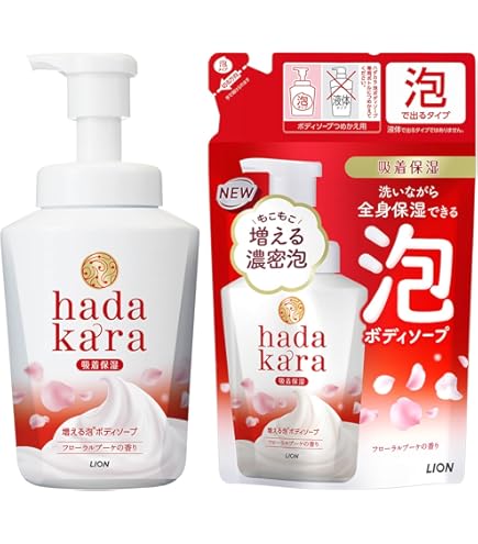 Amazon.co.jp: hadakara(ハダカラ) ボディソープ 泡タイプ フローラル