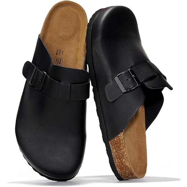 Birkenstock Unisex Boston Soft Footbed black Size: 42 M EU