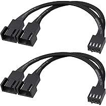 Amazon | Cable Matters 2本セット PWMファン用延長ケーブル - 10cm、4