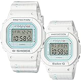 CASIO LOVER’S COLLECTION 2021 カシオ ラバーズコレクション LOV-21B-7 「愛の方程式」ホワイト 2本セット ペアウォッチ スクエア デジタル ラバコレ 同型 LOV-21B-7JR