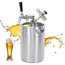 業務用生ビールサーバー(レギュレータなし、緑ボンベ無し) Amazon｜ミニビール樽 ビールディスペンサー ビールサーバー