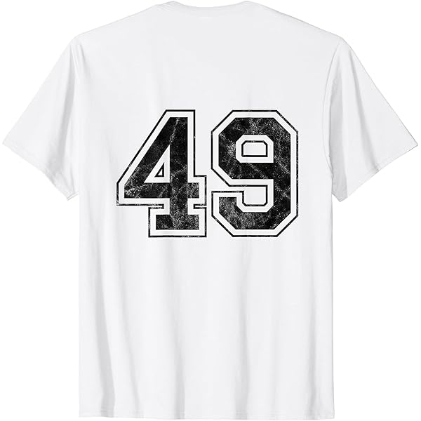 Amazon | 背中に42番。 Tシャツ | Tシャツ・カットソー 通販