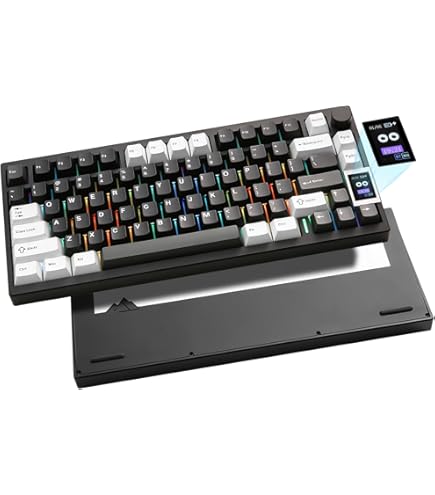 Amazon | YUNZII AL75 PRO 80キー ゲーミングキーボード メカニカル