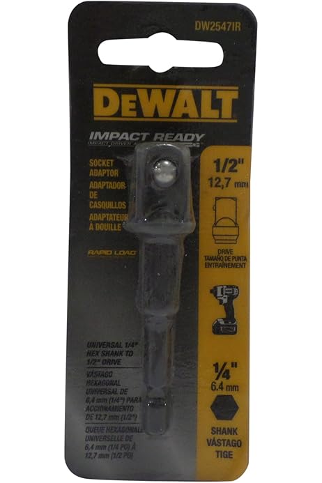 DEWALT DW2547Ir 1/4-Inch Hex Shank To 1 