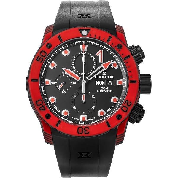 Amazon.co.jp: [EDOX(エドックス)] クロノオフショア1 ウォッチ 自動
