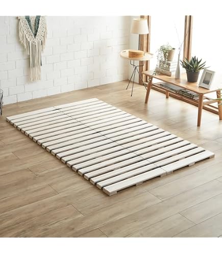 Amazon｜ニトリ(NITORI) セミダブル 丸めてしまえる桐すのこベッド CPR