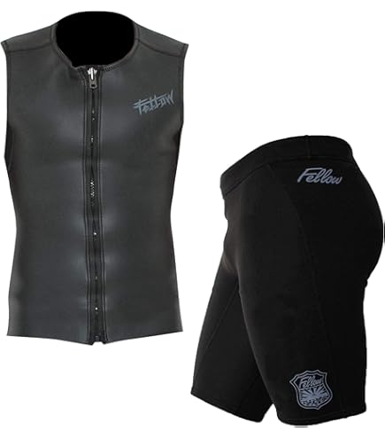 Amazon | FELLOW ウェットスーツ ショートジョン メンズ 2mm スキン