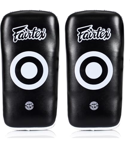 Fairtex キックミット KPLC5 | 黒金 Fairtex キックミット KPLC5 | マイクロファイバーSyntekレザー
