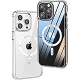 【 超強磁性MagSafe · エアバッグ 】 ONES HD超透明 iPhone13ProMax ハードケース 米軍MIL規格 超耐衝撃 【 高靭性強化PC保護板 ✚ 高弾性衝撃吸収·シリコンバンパー 】『 レンズ保護 · 画面保護 』Qiワイヤレ
