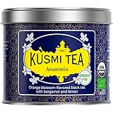 KUSMI TEA クスミティー アナスタシア 100g缶 オーガニック 有機JAS認証 紅茶 [正規輸入品]