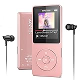 MP3プレーヤー Bluetooth5.3 AGPTEK HIFI 内蔵16GB 40時間長再生時間 軽量 コンパクト FMラジオ ダイレクト録音対応 小型 ギフト プレゼント