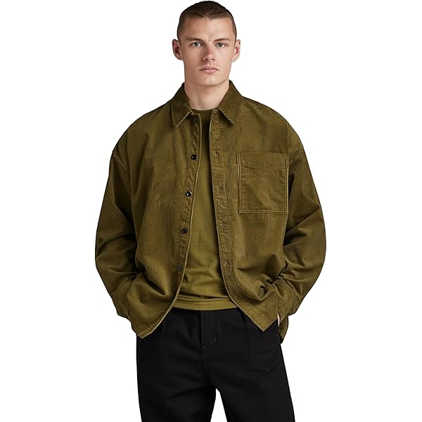 [ジースターロゥ] ジャケット オーバーシャツ スリム かっこいい 男女兼用 G-STAR RAW (ジースターロゥ) Liner Quilted Slim Overshirt