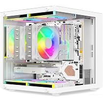 Amazon.co.jp: MOIKYIGI 超小型 MicroATX MiniITX PCケース 強化ガラス