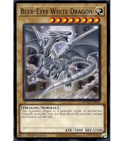 Amazon.co.jp: 遊☆戯☆王 ブルーアイズ・ホワイトドラゴン YSKR-EN001
