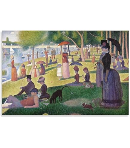 ジョルジュ・スーラ、【パレード】、新品高級額 額装付、年代物・希少画集画 ジョルジュ・スーラ、【パレード】、新品高級額 額装付、年代物