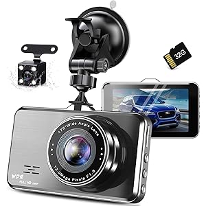 【2021年最新進化型・1296P高画質】ドライブレコーダー 前後カメラ SONY IMX382センサー 32GBカード…