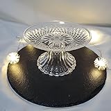 MMmall ケーキスタンド アクリル樹脂 プラスチック製 ケーキ台 cake stands フルーツ皿 ケーキディスプレイスタンド (クリア15cm, スタンドのみ)