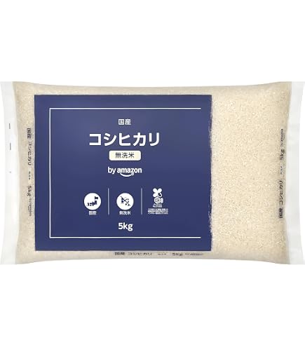 Amazon.co.jp: by Amazon 国産ブレンド米 精米 5kg : 食品・飲料・お酒
