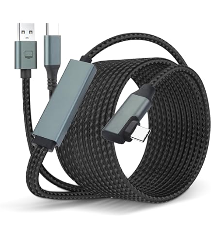 Amazon.co.jp: aceyoon リンクケーブル 6M L字 for Meta Quest 3S / 3