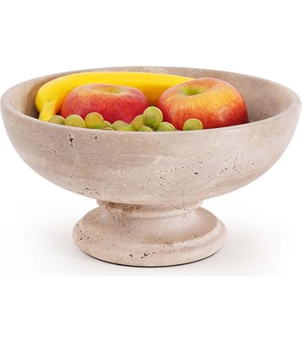 Marble Decor Bloomingville Green Marble Pedestal Bowl