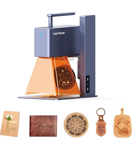 Amazon | LaserPecker 専用 多機能台座 ローラー 円柱対応 彫刻領域
