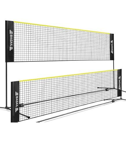 Amazon | バドミントンネット ポータブルネット 練習用 295×150cm