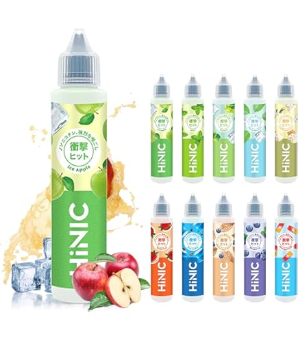 Amazon | 【衝撃ヒット】 HiNICリキッド 電子タバコ用リキッド 10風味