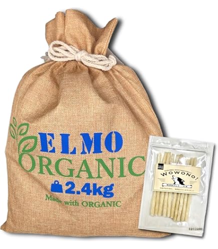 Amazon.co.jp: 【成犬用 ドッグフード 2.4kg】ELMO organic エルモ