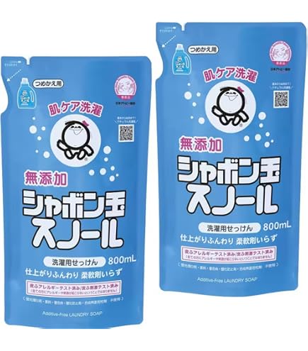 シャボン玉スノール つめかえ用 800ml×2セット
