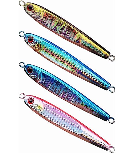 Amazon.co.jp: UB-Lab. 魚 釣り カラフル メタル ジグ 150 g 4本