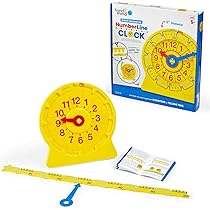 Amazon | 算数教材 学習時計 ナンバーライン 先生用 33cm