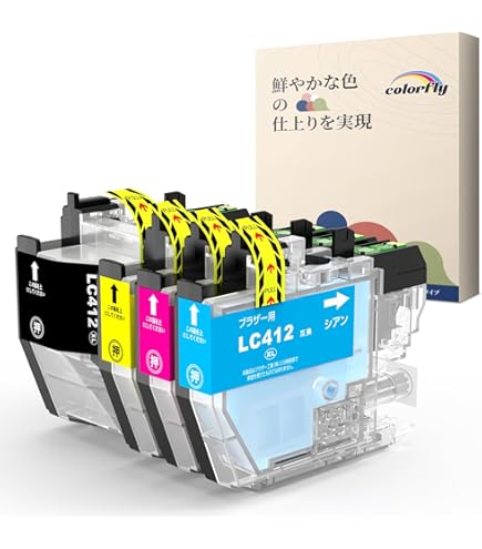 Amazon.co.jp: LC412XL (BK/C/M/Y)【4色】【大容量】 最新 互換