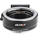 VILTROX マウントアダプター EF-EOS R レンズマウントアダプター AFオートフォーカス 自動絞り レンズIS手振れ補正 キヤノンEF/EF-SレンズをキヤノンEOS R R5 R6 RPカメラに装着用
