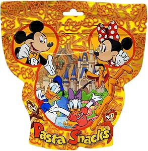 Amazon ディズニー お菓子 パスタスナック柄袋 パスタスナック ミッキー ミニー マウス ドナルド デイジー ダック 他 リゾート限定 グッズ お土産 アニメ 萌えグッズ 通販