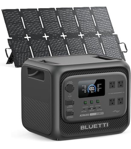 Amazon.co.jp: BLUETTI ポータブル電源 ソーラーパネルセット AC180