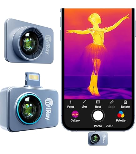 Seek Thermal  スマートフォン用サーマルカメラ iphone用 Amazon.co.jp: Seek Thermal XR - Xtra Range フォーカス機能