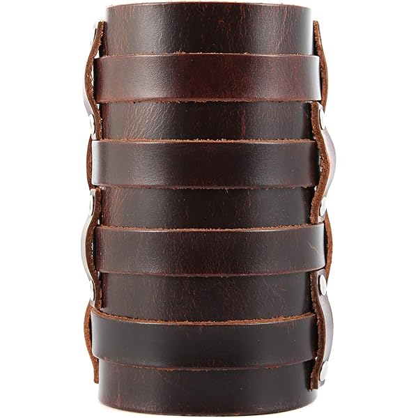 Amazon | HZMAN ワイドカフラップ ゴシックリストバンド パンクロック