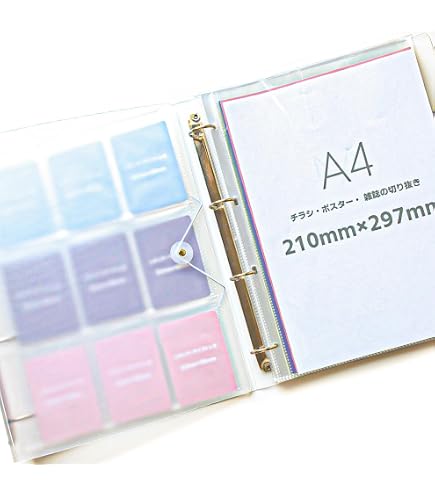 Amazon | K-Keep [A5 エクストラワイド] バインダーバンドル 6ポケット