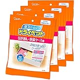 【まとめ買い】ドライペット 除湿剤 シートタイプ 引き出し・衣装ケース用 (衣類・皮製品用) お徳用 12シート入 25g×12×4個