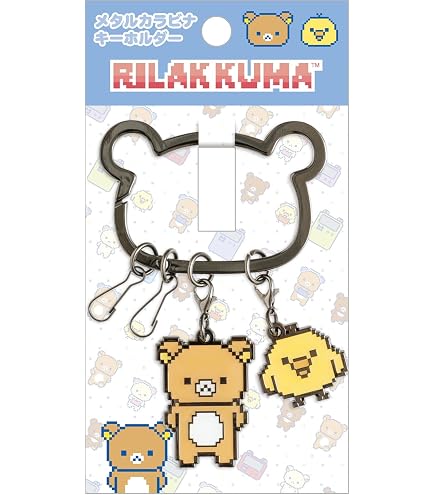 Amazon.co.jp: 牛久保工芸社 リラックマ 3連メタルキーチェーン
