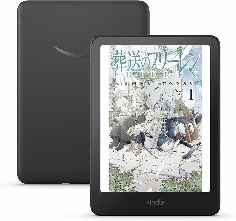 Amazon Kindle Colorsoft | 16GBストレージ、防水、7インチカラーディスプレイ、色調調節ライト、最大8週間持続バッテリー、広告無し、ブラック (2025年発売)
