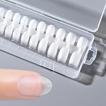 Amazon | IRIYULI ネイルチップ クリア 根元0.15mm 超薄 長さだし